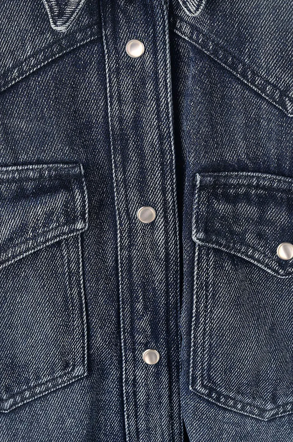 Chemise en denim fluide Tahisse